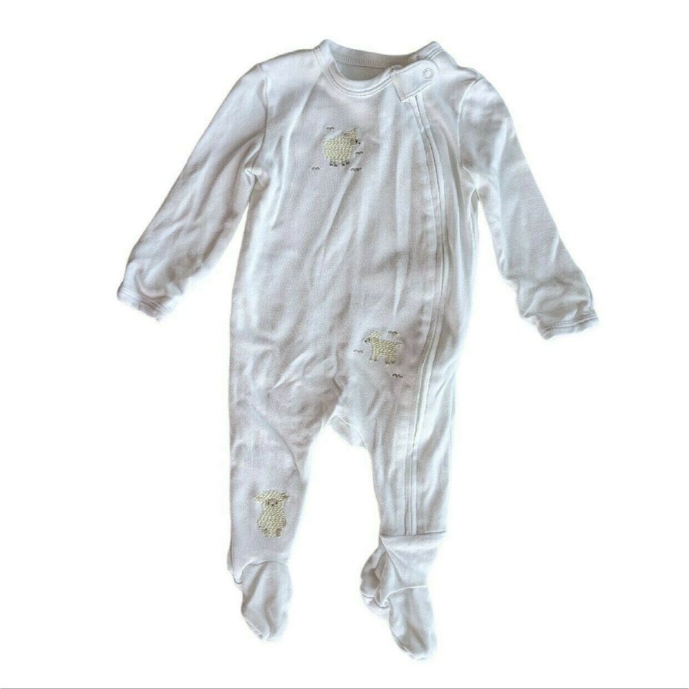 Pottery Barn Kids Embroidered Lamb Sleeper